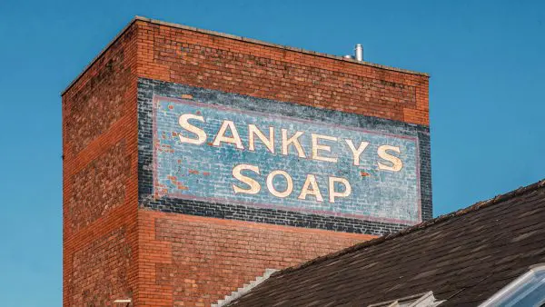 Sankeys Soap sign
